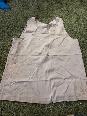 CJ Banks Light Lavender Tank Top